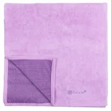 Gaiam Yoga Grippy Yoga Mat Towel - Sparkling Grape