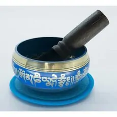 Nepal Handmade Blue Tibetan Singing Bowl For Meditation And Sound Healing