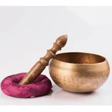 Tibetan Hand Hammered Singing Bowl For Meditation & Chakra Healing - Handmade In Nepal