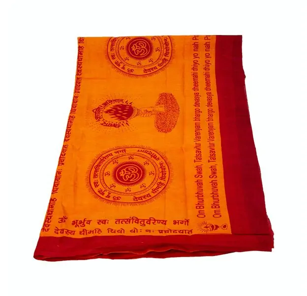 Original Gayatri Mantra Cotton Scarf