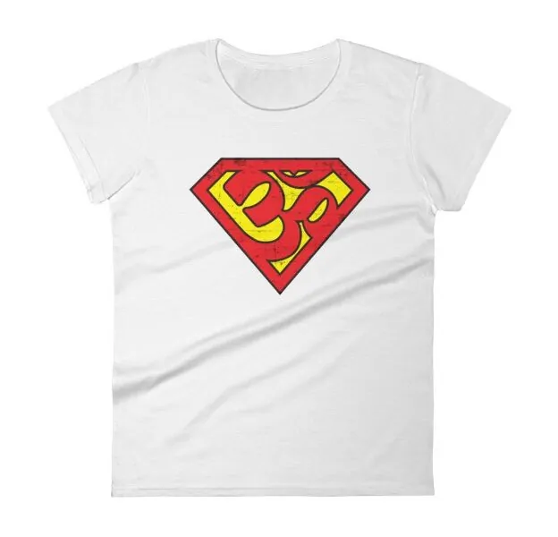 Women's Super OM distressed t-shirt