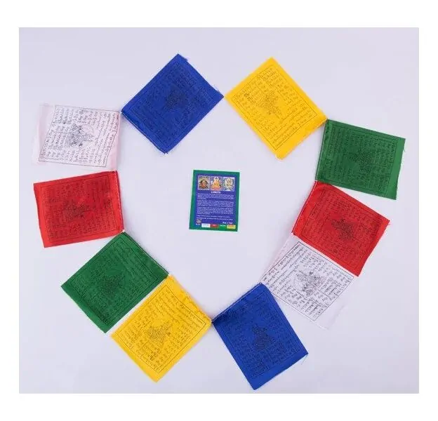 Single String Tibetan Mantra Prayer Flag Set