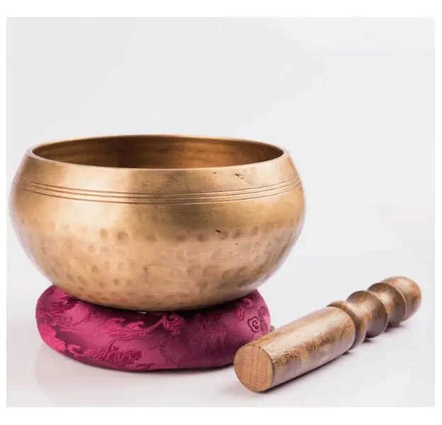 Tibetan Hand Hammered Singing Bowl For Meditation & Chakra Healing - Handmade In Nepal