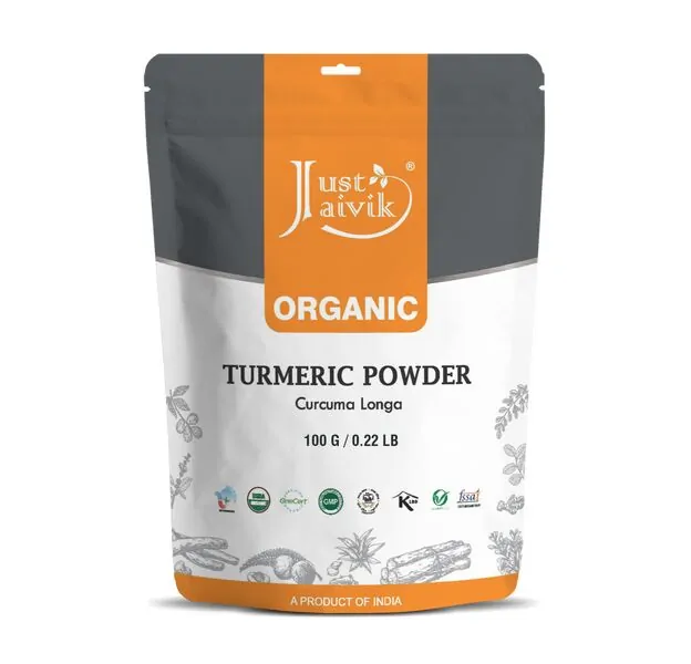 Organic Turmeric Root Powder, 3.5 oz straight from farms in India, USDA certified