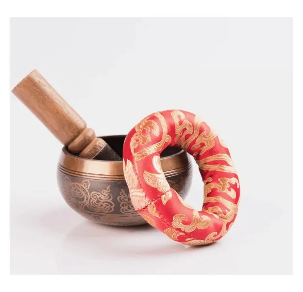 Special Etching Carving Antique Tibetan Singing Bowl For Sound Therapy