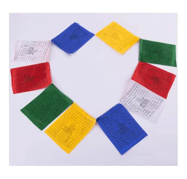 Single String Tibetan Mantra Prayer Flag Set ( 3*3.5 )
