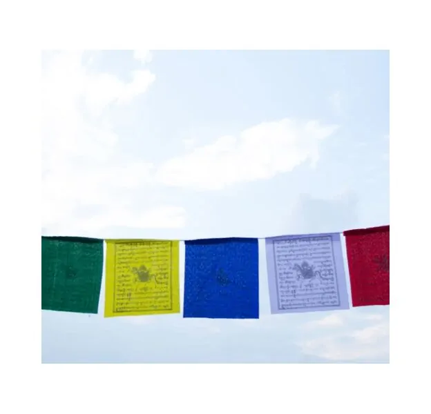 Lungta Tibetan High Quality Polyster Prayer Flag Set