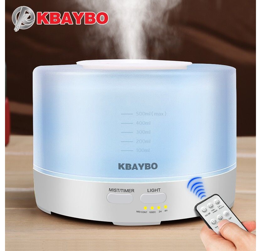 7 LED Humidifier Purifier Aroma Air Aromatherapy With Remote Diffuser Essential