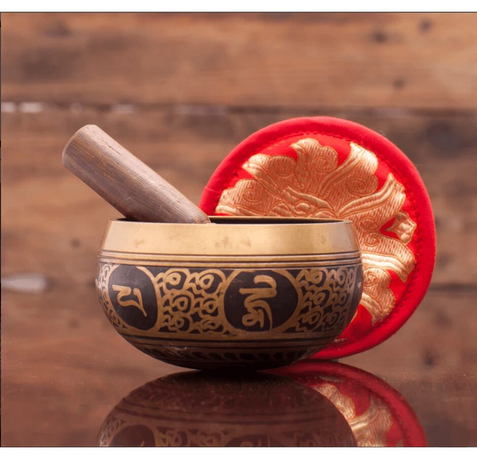 lindahaot Sanskrit Copper Singing Bowls Buddha Sound bowl Nepal Tibet Chant Yoga Meditation Chanting Bowl 